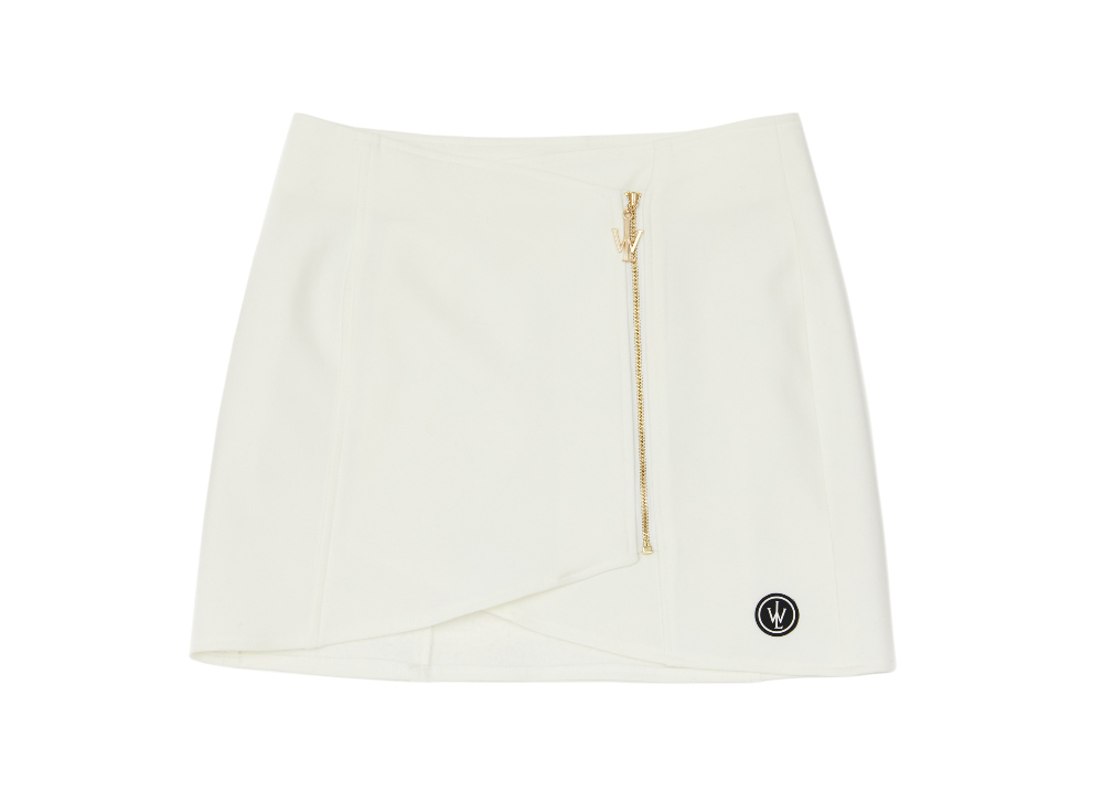 ミニスカート ホワイト 商品カラー画像-S1L9