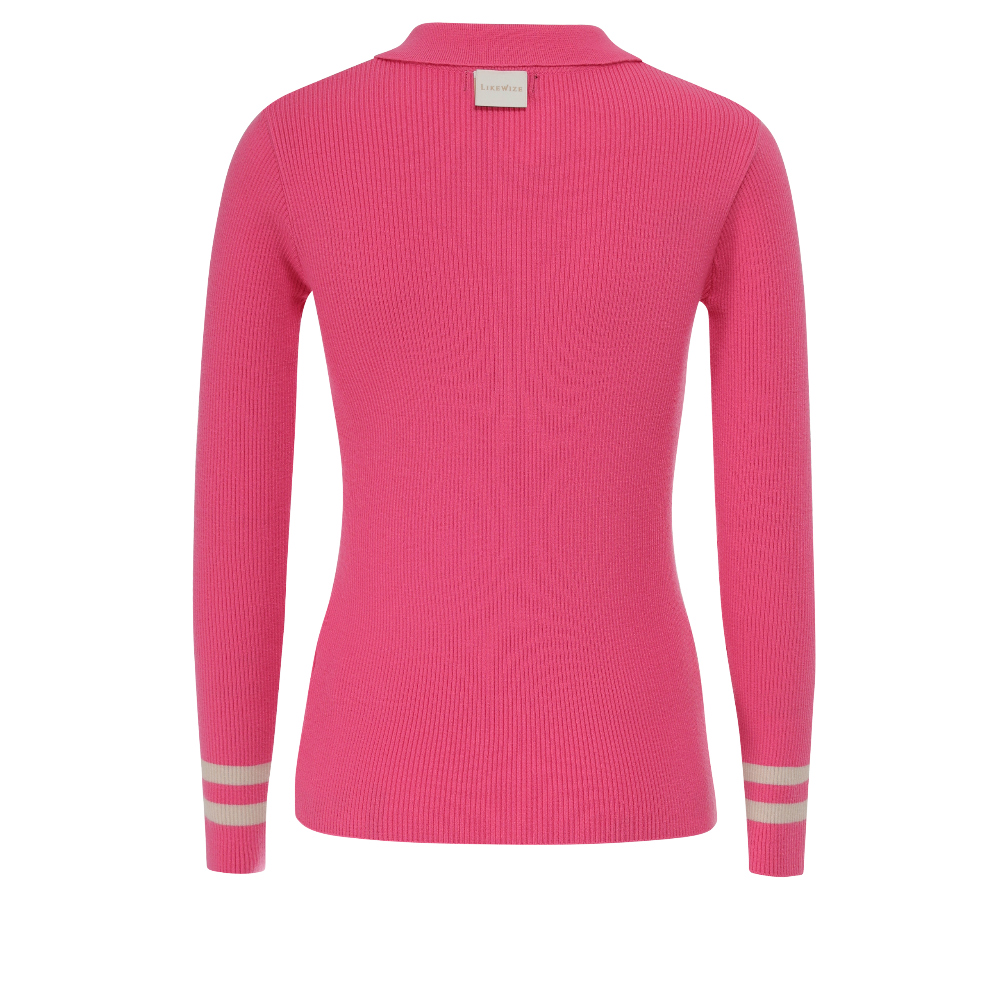 長袖Tシャツ ピンク 商品カラー画像-S7L2